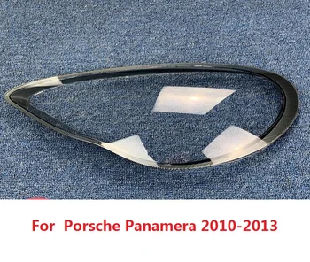 

CAPQX For Porsche Panamera 2010 2011 2012 2013 Front Headlamp Lampshade Headlight Lens Head Lamp glass Shade light Shell Cover