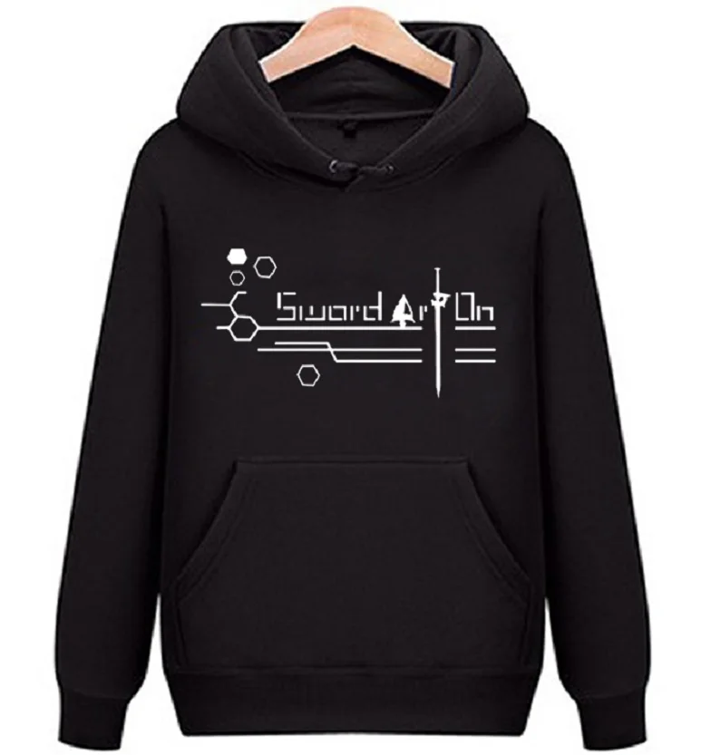 

High-Q Unisex Anime Sword Art Online SAO Yuuki Asuna Hoodies Sweatshirts jacket Sword Art Online Hoodies Sweatshirt jacket coat
