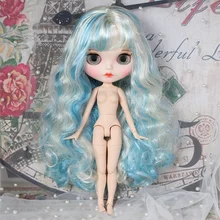 Blyth кукла 19 Объединенный корпус модный парик белая кожа ледяной BJD 30 см 1/6 ню фабричные игрушки подарок специальная цена на продажу