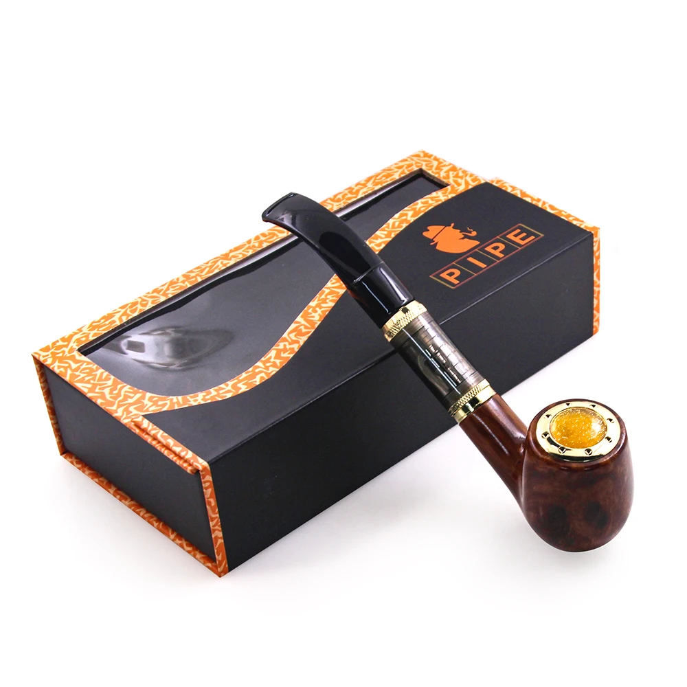 Original Hugo Vapor Pipe Pen Vaporizer E-pipe Old-fashioned Mod Starter Kit Builtin Battery Manual Switch Adjustable Voltage Oil (2)