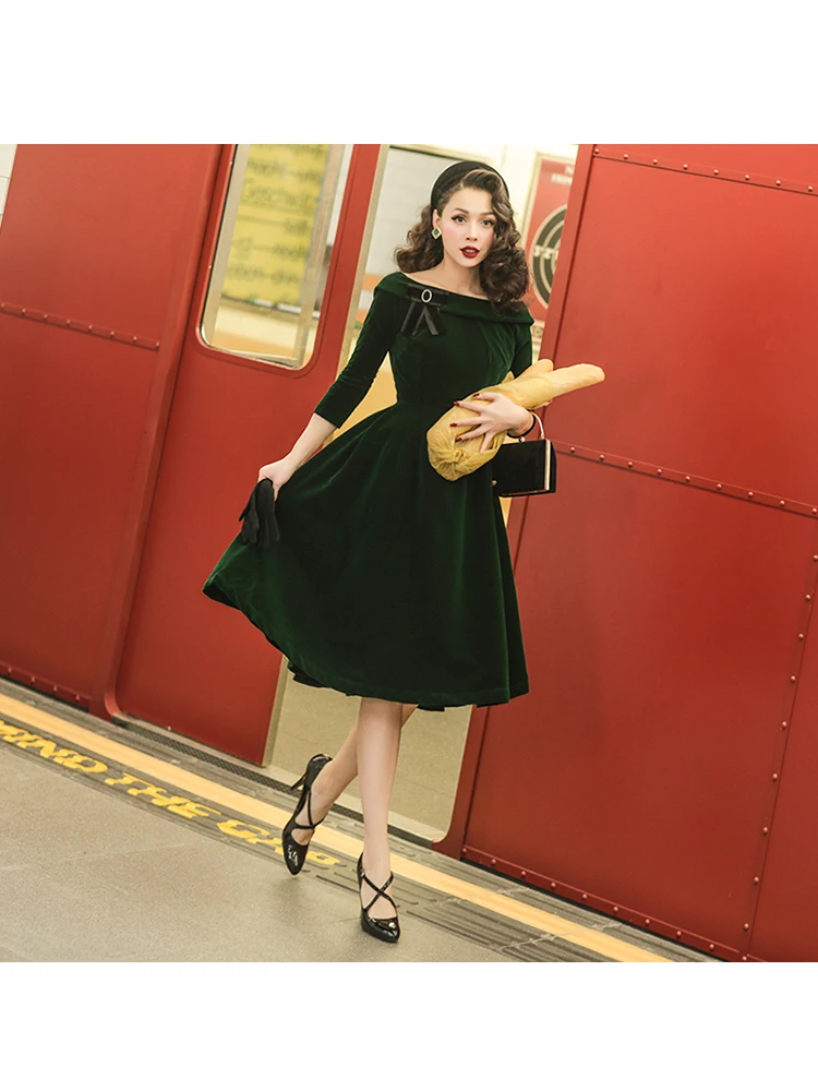 macy's emerald green cocktail dress