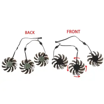 

1/3PCS 75mm T128010SU 4Pin Cooler Fan for Gigabyte AORUS GTX 1060 1070 1080 Card R2JB