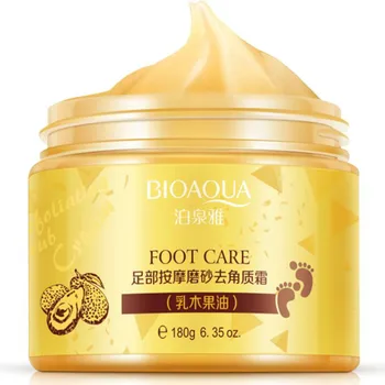 

360pcs/lot BIOAQUA Shea Butter Foot Cream Peeling Exfoliating Foot Care Massage Cream Whitening Moisturizing Foot Spa Baby Feet