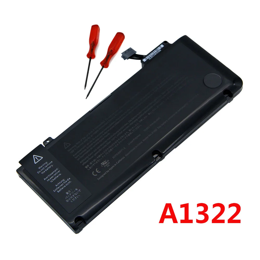A1322 Аккумулятор для ноутбука Apple MacBook Pro 1" A1278(2009-2012 лет) MC700 MC374 аккумулятор+ подарочная отвертка