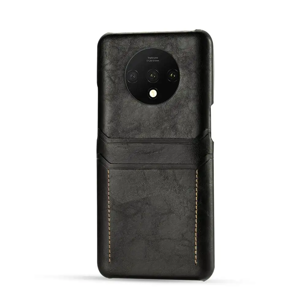 Black Роскошный держатель для карт чехол для Oneplus 7 6 T Pro Чехол кожаный чехол для One Plus 7 6 T Pro Чехол для телефона OnePlua 7 6 Чехол A - Цвет: Black
