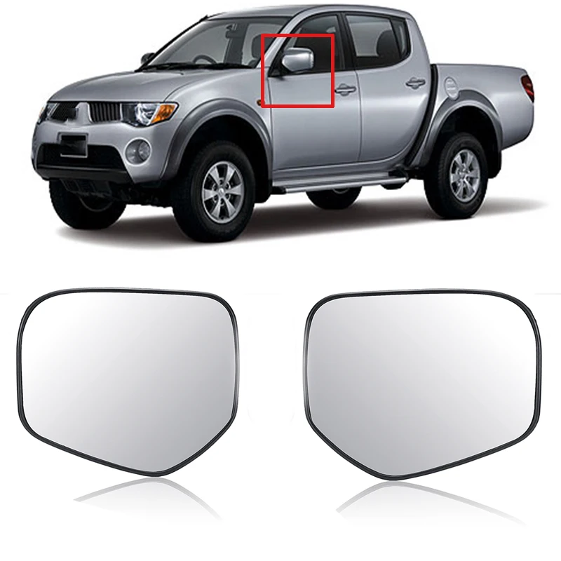 鏡 TRITON MIRROR Door Mirror RIGHT Black Electric fits Mitsubishi Triton ML MN 2006