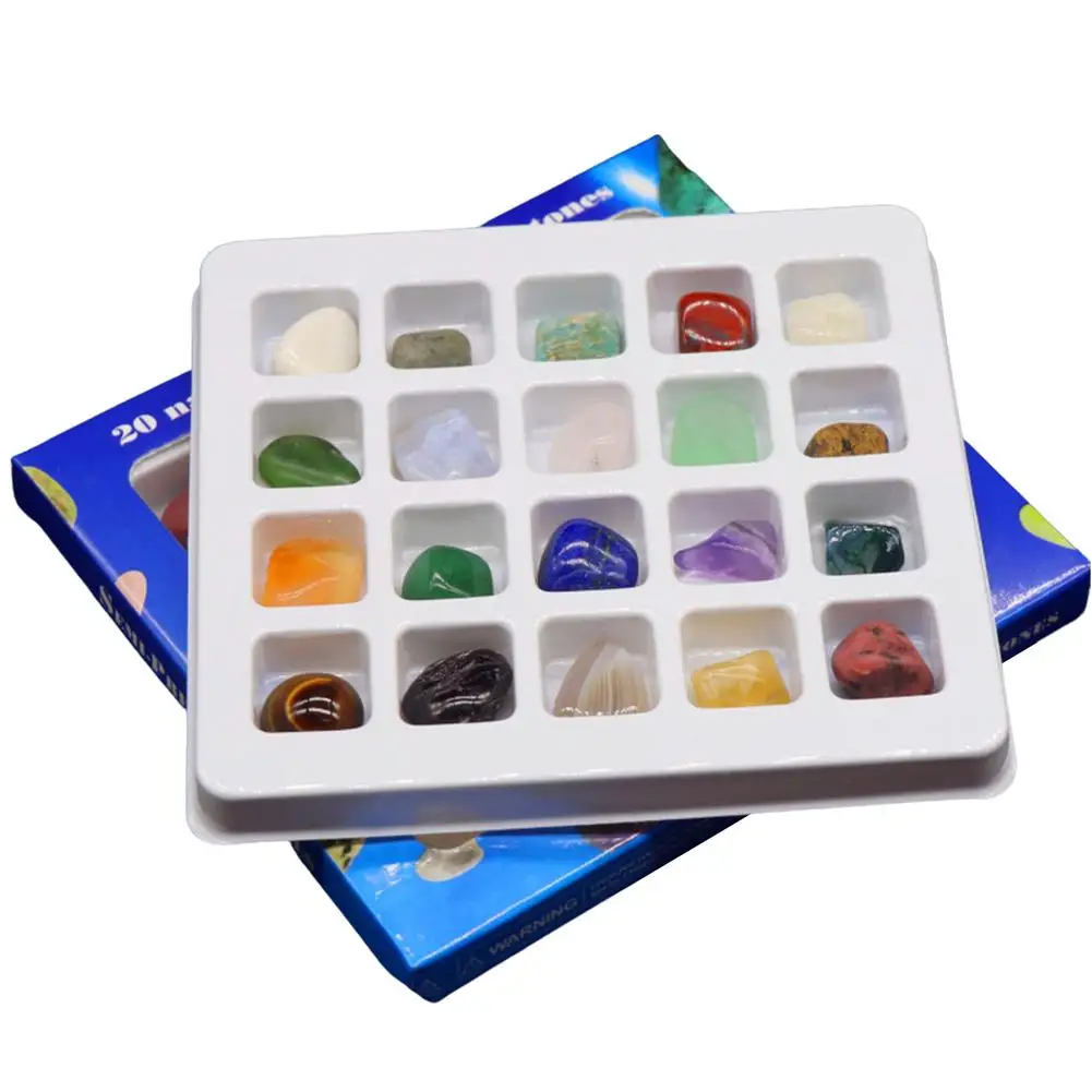 Educational Geology Collection of Rocks & Minerals 20pcs Kids Science Toy 