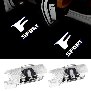 

4pcs/lot LED Logo Light for LEXUS LX470 LX460 RX330 IS300 IS400 LX570 IS250 RX300 RX350 Car-styling Lexus F Sport Car Door Light