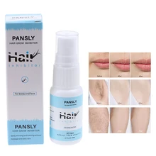 20 мл ингибитор роста волос спрей для предотвращения роста волос Мягкий увлажняющий не раздражающий безболезненное удаление волос перманентное