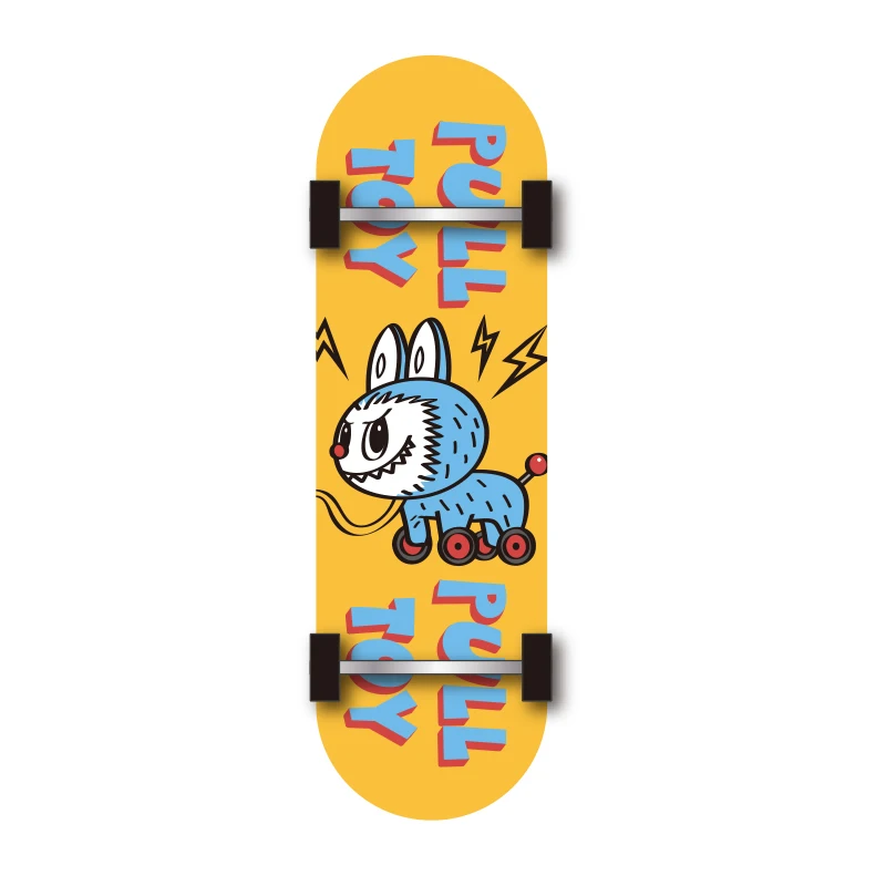 POP MART THE MONSTERS TOYS スケートボード POP MART The Monsters Toys Series - Finger Skateboard Labubu