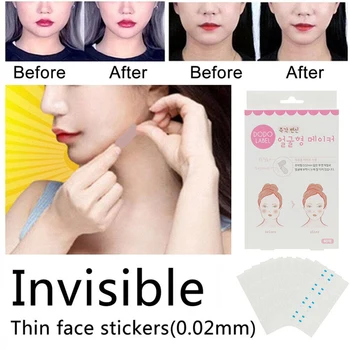 

40Pcs/Box V-Shape Face Stickers Lift up Face Chin Adhesive Tapes Face Lift Makeup Tools @ME88