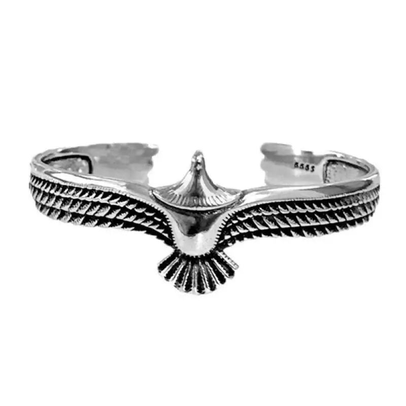 Indian Tribal Eagle Open Adjustable Metal Bracelet Men's/Women's Wildlife Jewelry Accessory Gift
