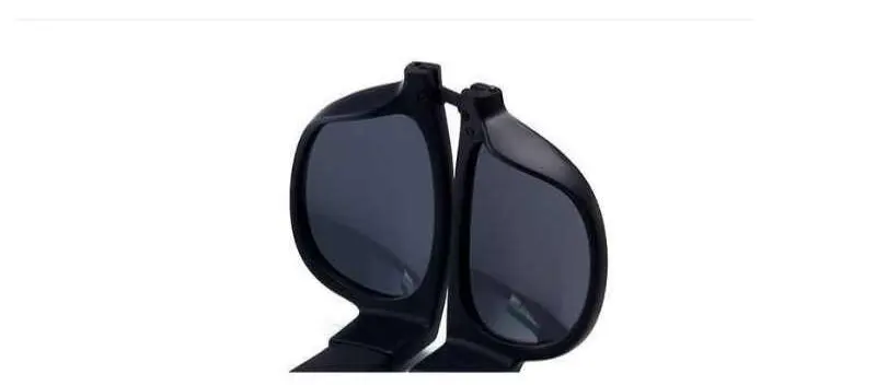 Необычные мужские Поляризованные наручные солнцезащитные очки, складывающиеся для женщин, рулонный браслет, тренд, складные солнцезащитные очки Slapsee