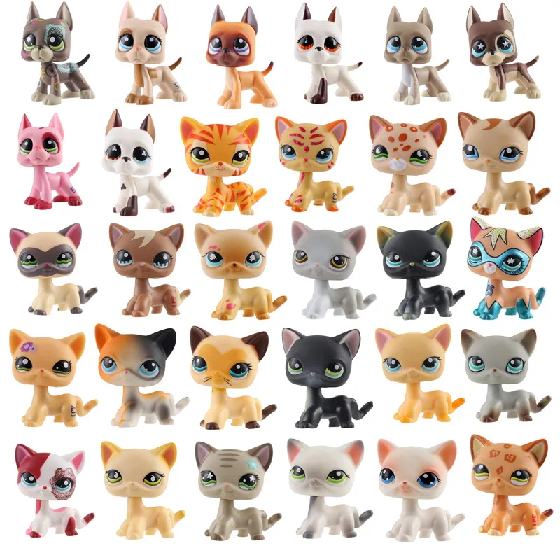 LPS pet shop игрушка кошка милая собака коллекция экшн дададан сосиска семейная