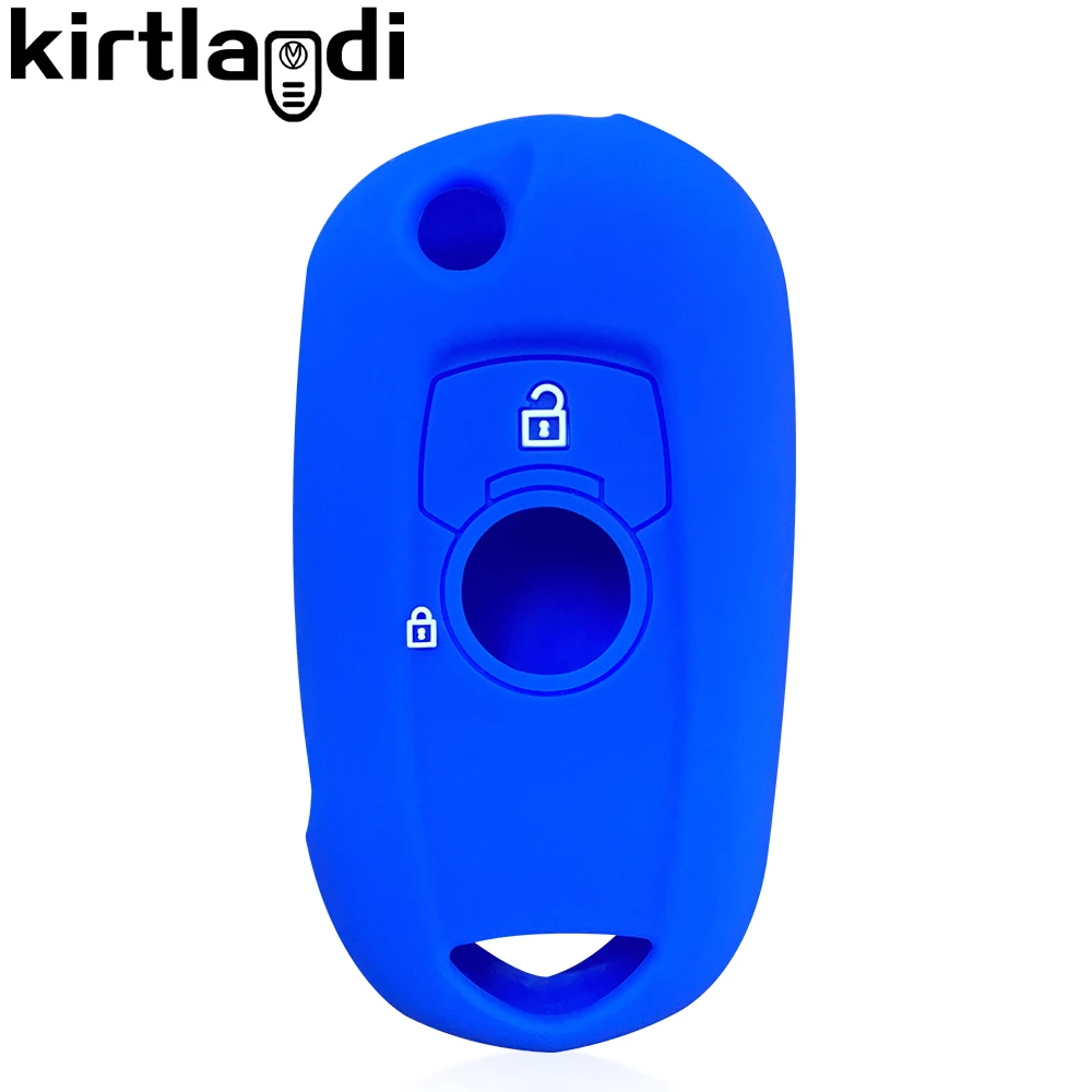 Silicone Key Case Remote Skin Car Key Cover For Opel Vauxhall Astra K Corsa E 2015-2 Button Holder Keychain Accessories