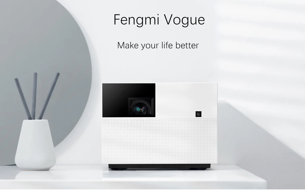 Original Xiaomi Fengmi Vogue Projector TV 1080P 1500ANSI Lumens 2GB+32GB Home Theater Support Side Projection DTS and DOBLY