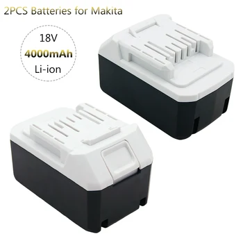 

2PCS 18V 4.0 Ah BL1813G LI ION Battery for Makita BL1815G UH522D JV183D UR180D JV183D Cordless Drills(ONLY for CXT series)