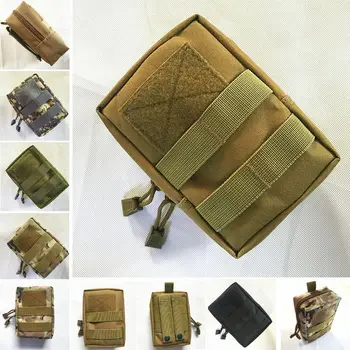 

Outdoor Tactical CS equipment accessory bag commuter bag small waist bag military fans supplies carry-on camouflage mobile phone