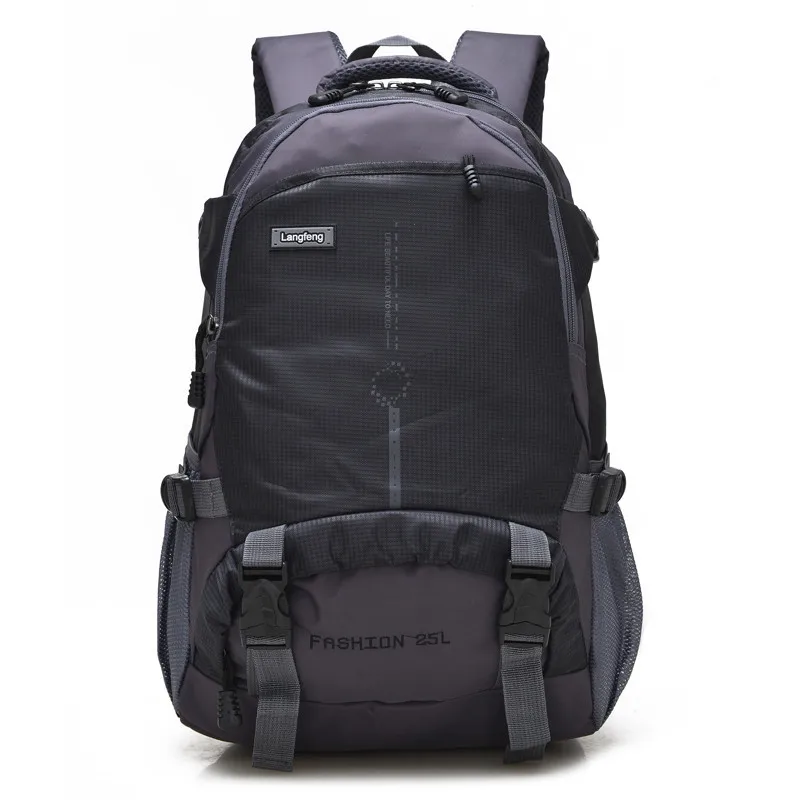 25л походная сумка Funda непроницаемая Mochila спортивный рюкзак для скалолазания мужской и женский рюкзак туристический походный рюкзак - Цвет: Черный цвет