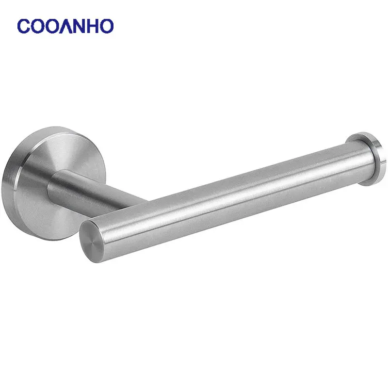 

COOANHO Bathroom Toilet Paper Holder, Premium SUS304 Stainless Steel Rustproof Wall Mounted Toilet Roll Holder for Bathroom, Kit