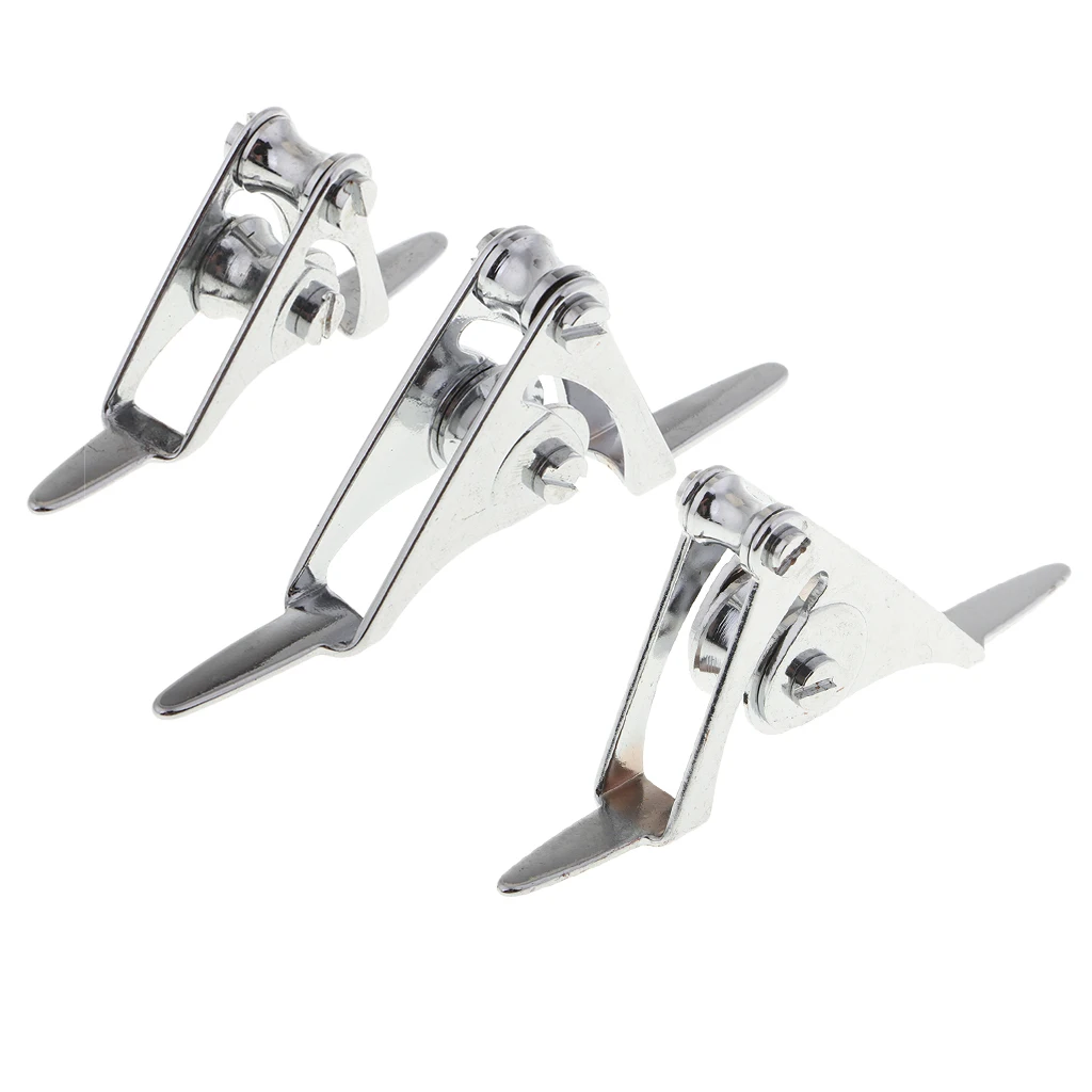 Heavy Duty Double Roller Fishing Rod Guides for Rod Making Trolling Fishing Rod Tools 3 Sizes Fishing Accessories Tackles