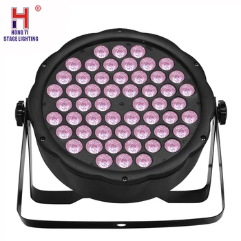

Par led 54X3w rgb 3in1 led wash DMX control stage lighting dj par party led flat for dj