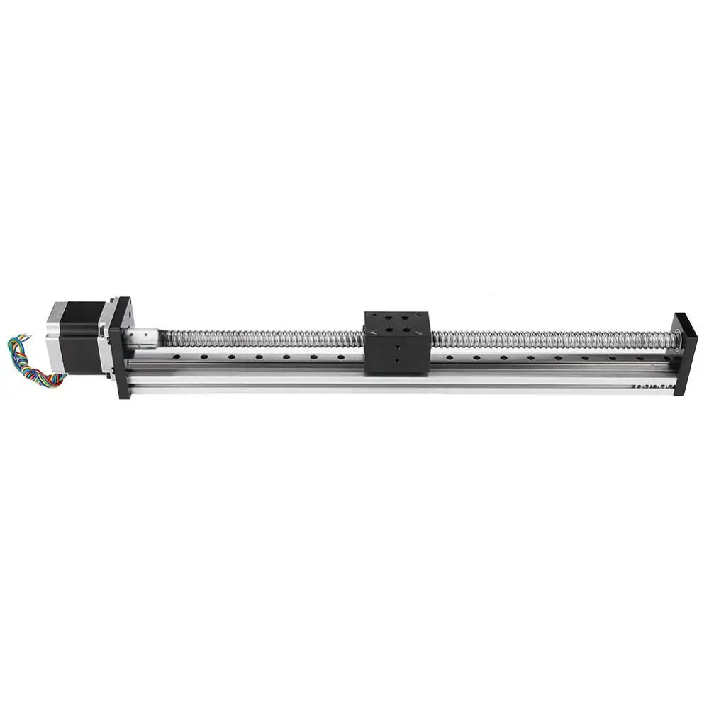 

400mm Linear Guide Sliding Table Ball Screw Linear Stage Slide Effective Stroke 400mm for NEMA 23 Motor