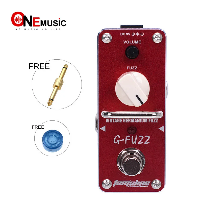 

New AROMA AGF-3 G-FUZZ Vintage Germanium Fuzz Effect Mini Analogue Effect True Bypass+Free Connector