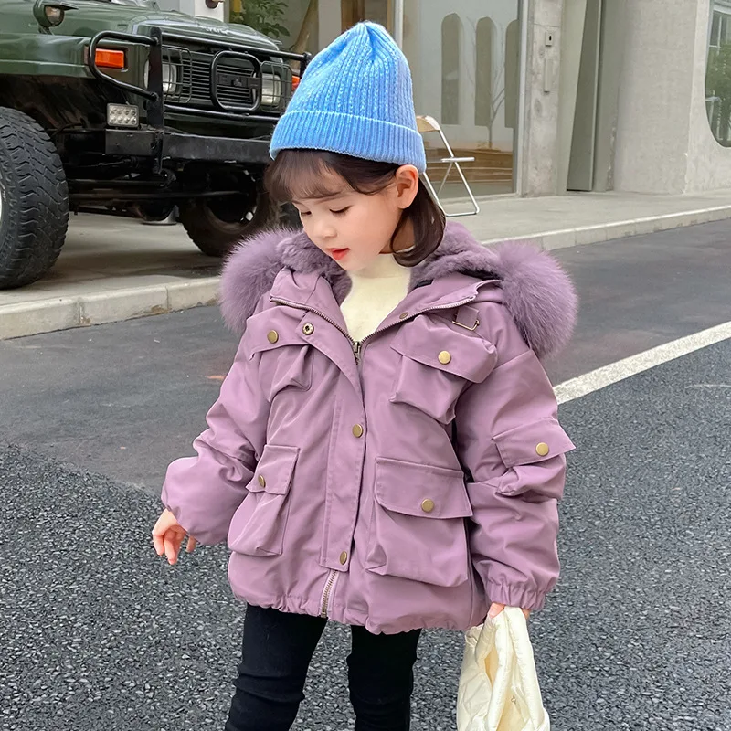 Pequeño Unirse Amedrentador Parka de piel para niña, traje de nieve cálido y grueso, chaquetas de  abrigo a la moda para niña de 3 a 12 años, invierno, 2021|Plumíferos y  parkas| - AliExpress