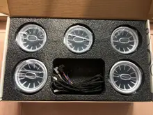 Apropriado para a tomada de ar luminosa a/c/e/glc/gla/cla classe 64-color da turbina tomada de ar w205w213w177w176w117