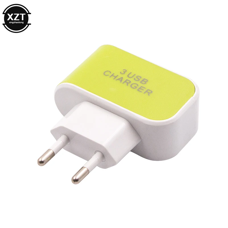 AC DC 5V 1A Universal Power Adapter 3 USB Port Mobile phone charger USB Power Adapter Supply 220V to 5 V for Phone Charger usb fast charge