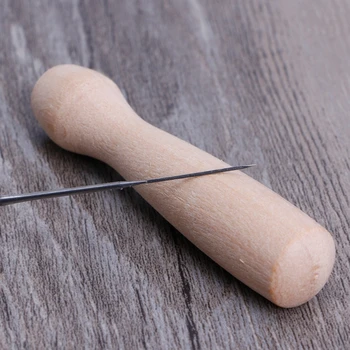

Felting Needle Wooden Handle Holder DIY Tool For Creativ Craft U2JC