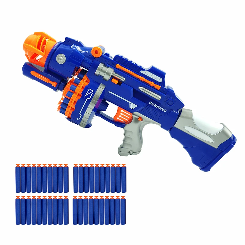 Gun Toy For Nerf Arrows Soft Hole Bullets Head Filling Refill Darts Toy Bull 