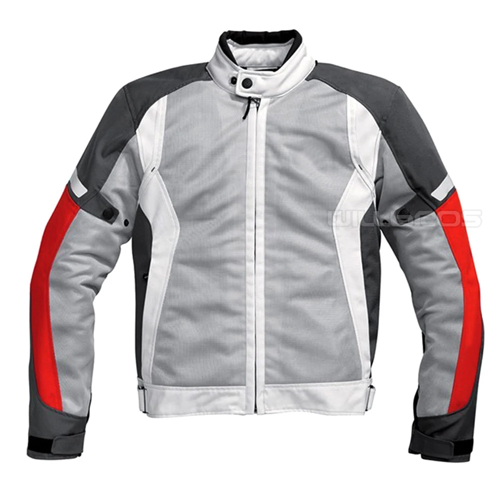 

Red Grey White Airwave Jackets Motocross Motorbike MTB BMX Bike Reflective Safety Clothes Jacket With Protector