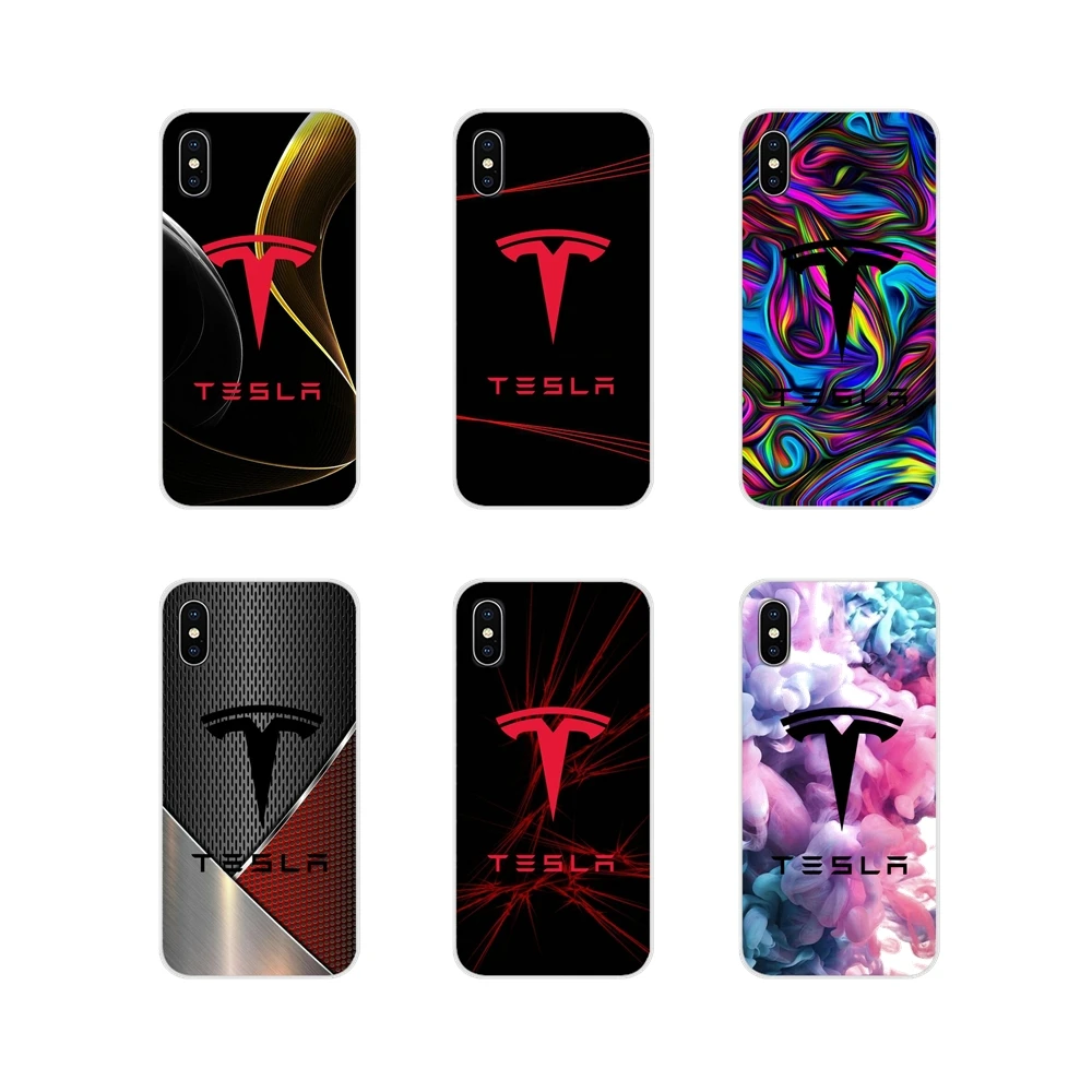 Tesla Logo Super Electric Car Transparent Soft Case For Huawei G7 G8 P8 P9 P10 P20 P30 Lite Mini Pro P Smart Plus 2017 2018 2019 | Мобильные