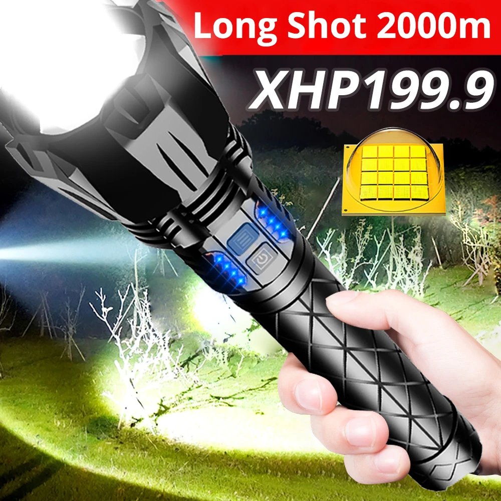 La Lampe Torche La Plus Puissante Du Monde Lampe De Poche La Plus Puissante À Lumière Led, Rechargeable, Torche À  Xhp360-36 Cœurs, Lumens Élevés, Lanterne Tactique, 5000000lm - Led Lampes  De Poche - AliExpress