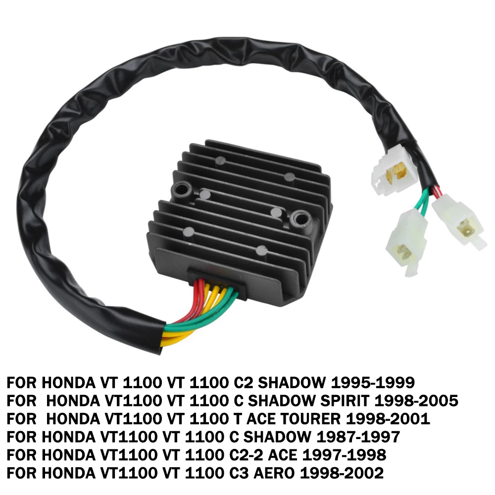 Motorcycle 12v Voltage Regulator Rectifier For Honda VT1100 VT 1100 C2 C SHADOW SPIRIT T ACE TOURER Scooter Moped | Автомобили и