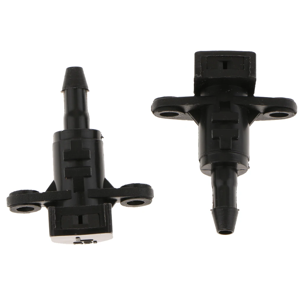 2Pcs Windshield Water Sprayer Jet Spray Washer Nozzle For Hyundai Elantra MD