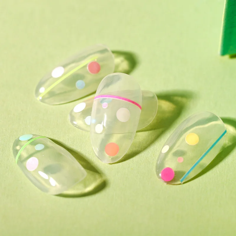 1 лист стикеры 3D на ногти Nail Art яркие красочные полосы линии формы ногтей наклейки для ногтей наклейки украшения Маникюр Z0213