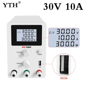 

Switching DC USB Power Supply Adjustable Laboratory Bench Power Source Regulator 0.001A digital display switched source 30V 10A