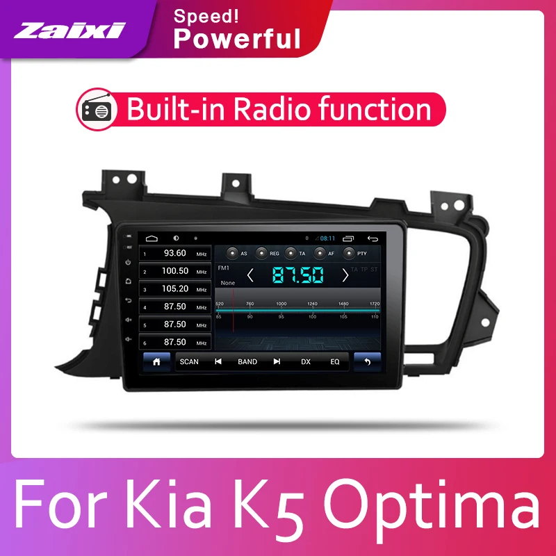 Clearance ZaiXi Android 2 Din Car radio Multimedia Video Player auto Stereo GPS MAP For Kia K5 Optima 2011~2015 Media Navi Navigation 1