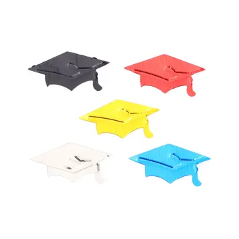 

4 Bag Confetti Hat Shaped Creative Celebrative Decorative Durable Confetti Throw Paper Supply for Graduation Party