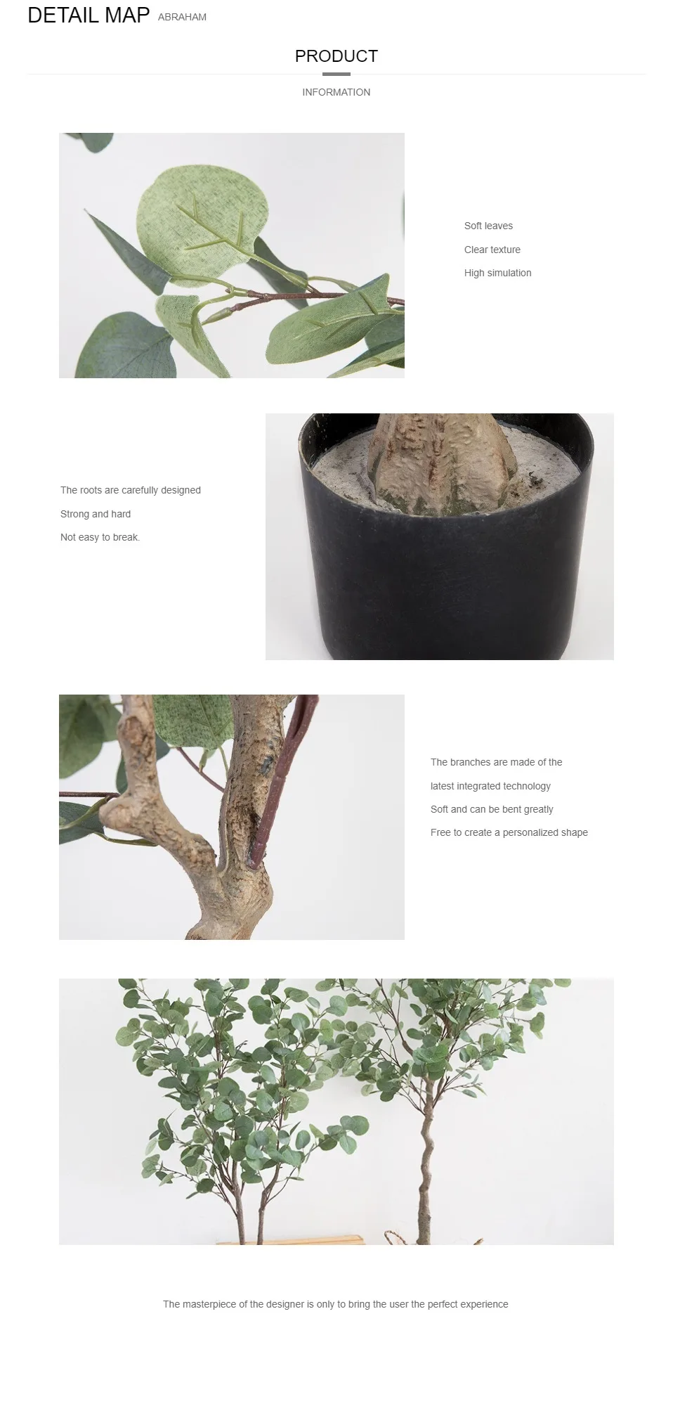 180cm Large Artificial Eucalyptus Tree Tropical Fake Plants Silk Leaves Green Indoor Bonsai For Living Room Office Wedding Decor