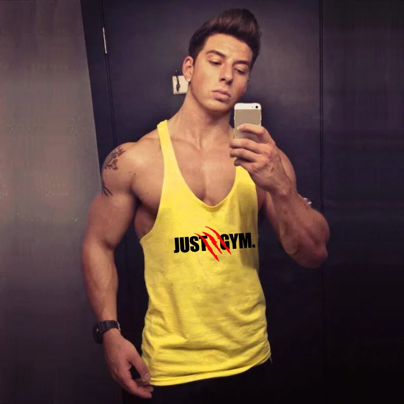 Бренд Gyms Stringer Одежда мужская майка для фитнеса без рукавов рубашка бодибилдинга майка однотонная хлопковая майка для мускулистых мужчин нижнее белье