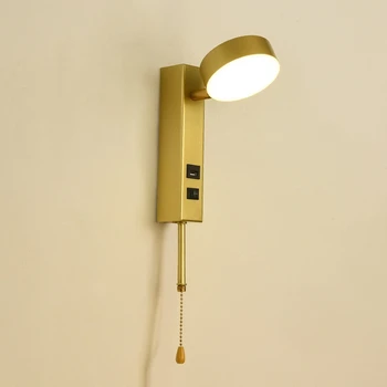 

Wall Lamp Background Wall Home LED Tricolor Dimming USB Rechargeable Wall Lamp