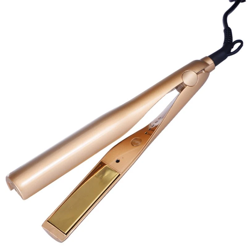 golden hair curler and straightener
