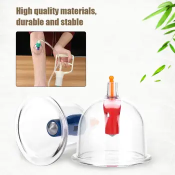 

24pcs/Set Suction Cup Chinese Vacuum Cupping Kits Magnet Massage Therapy Suction Body Acupuncture Massager Vacuum Cupping Cans a