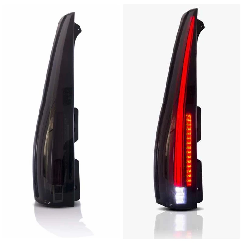

VLAND factory for car taillight for ESCALADE a LED tail lamp 2007-2014 with turn signal with RED light bar and Play and Plug