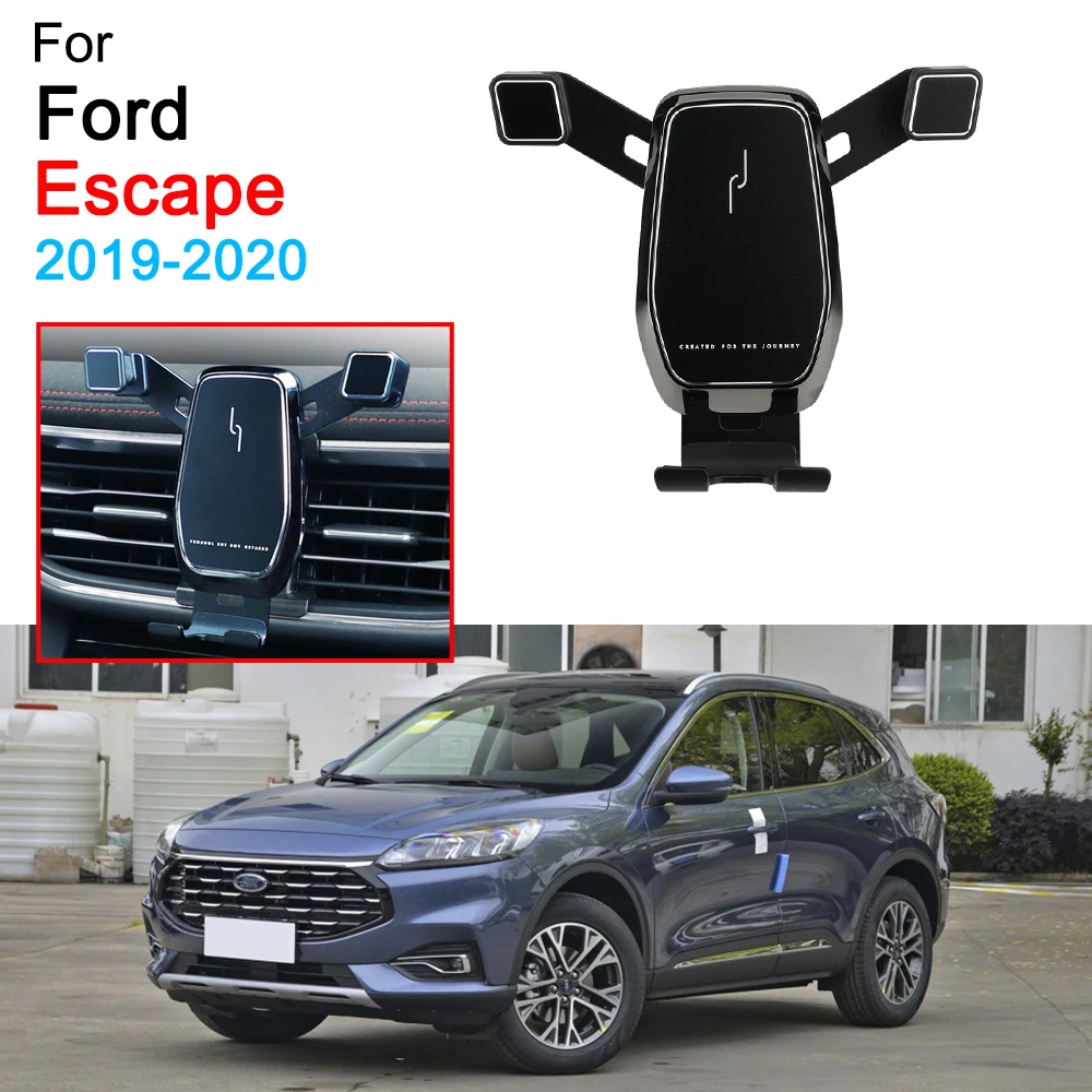 

Gravity Car Mobile Phone Holder Dedicated Air Vent Mount Clip Clamp Phone Holder for Ford Escape Accessories 2019 2020