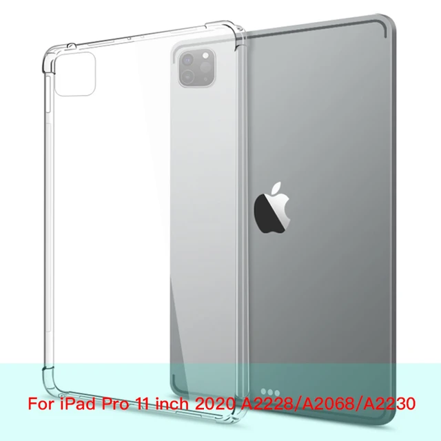 For New iPad 7 8 9 10.2 9.7 2021 5 6 Air 10.9 2 3 4 Case TPU Silicon Transparent Cover For iPad Pro 10.5 '' 11'' Mini 2 3 4 5 6 iPad Pro 11 2020